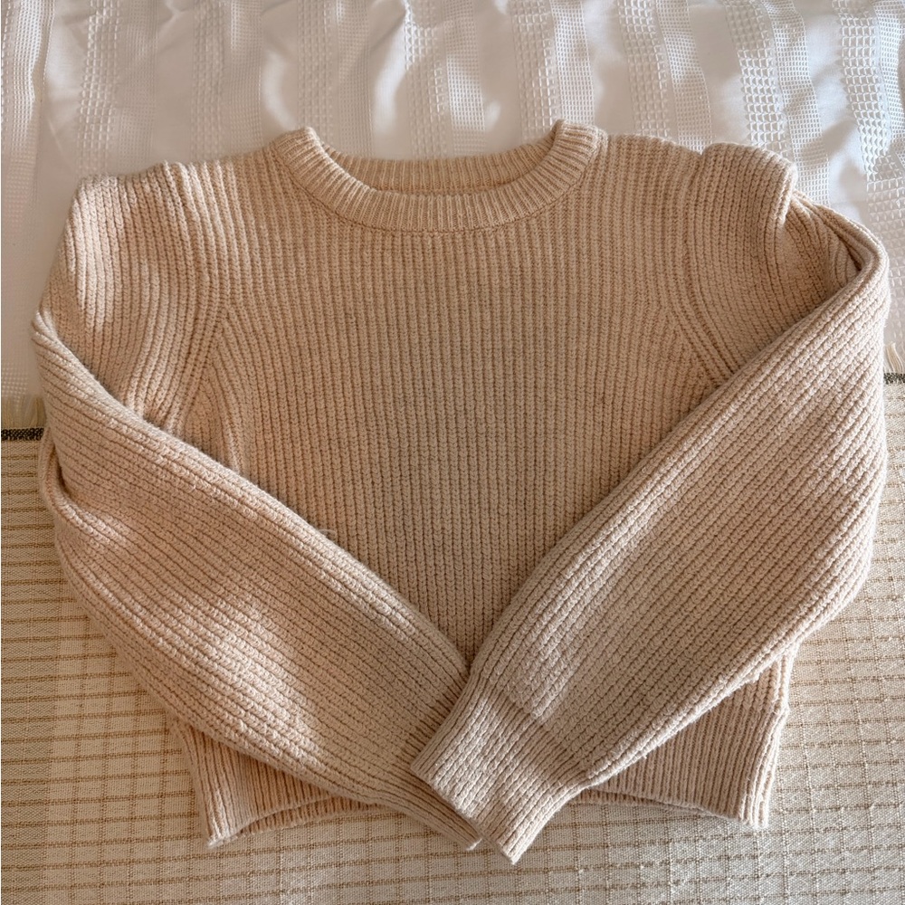 BB Dakota by Steve Madden Cream Knit Sweater